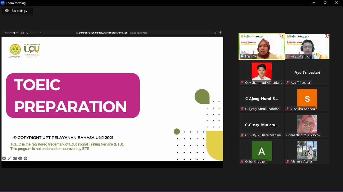 Language Center of UNJ – UPT Bahasa UNJ